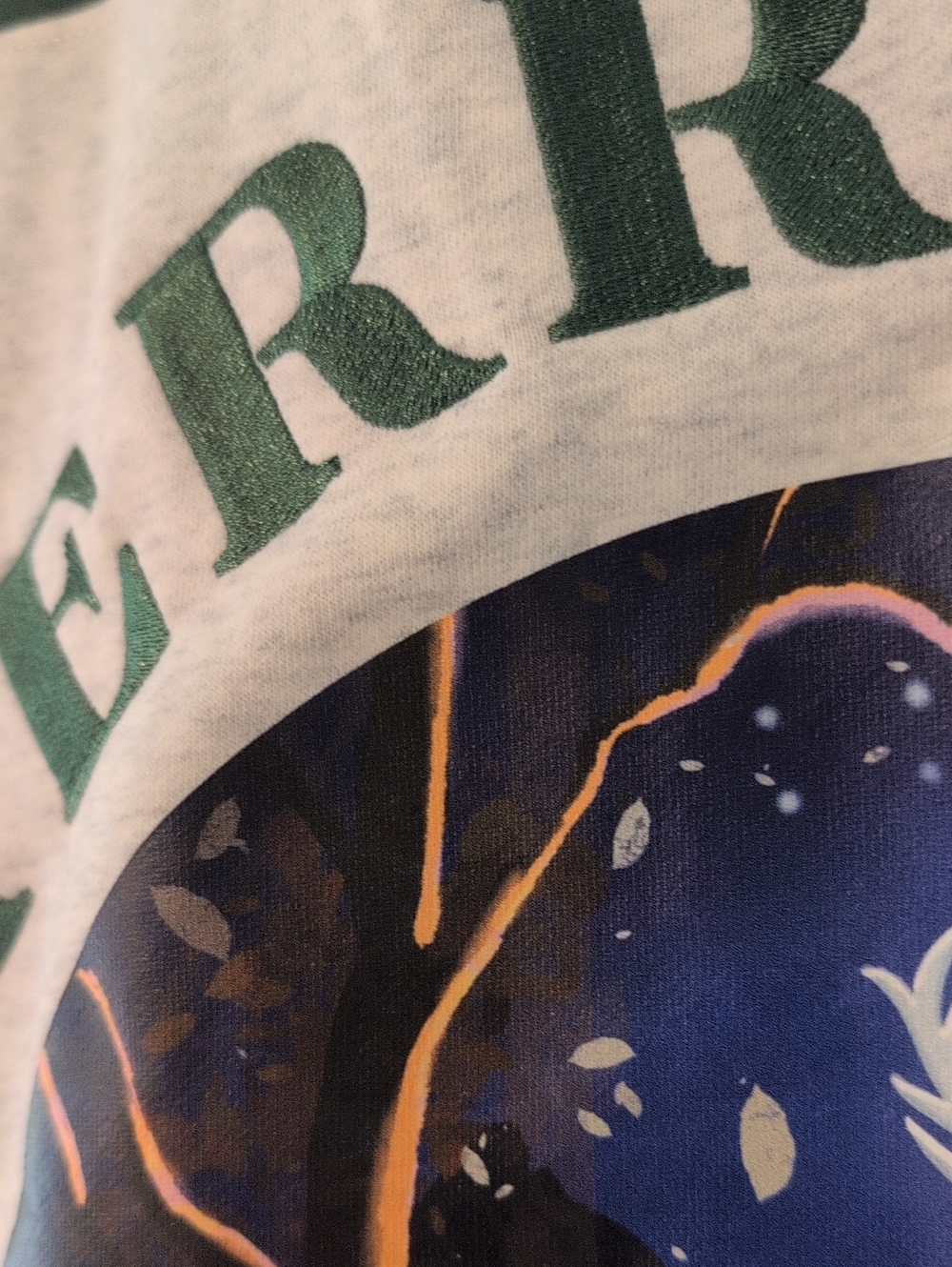 Throne Of Glass Terrasen Green & Heather Gray Half-Zip Graphic Sweatshirt - Picture 5 of 7